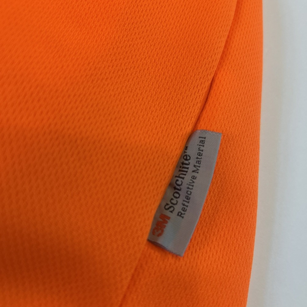 VEA Hi Vis Safety Polo Shirt Mens 2XL Orange Reflective NWT Holland Class 2 - Picture 7 of 9